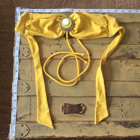 VS VICTORIA'S SECRET YELLOW BIKINI SET S TOP M BOT - Picture 4 of 11